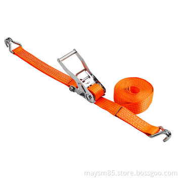 Stainless Steel Ratchet tie down Polyester Cargo Lashing